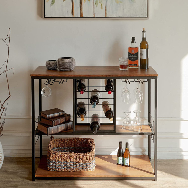 Corner wine cheap cabinet bar